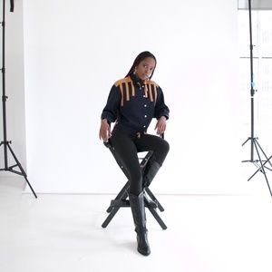 RARE vtg 80s COURREGES lightweight  jacket